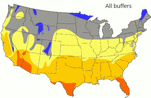 Average Annual High Temperature of the United States